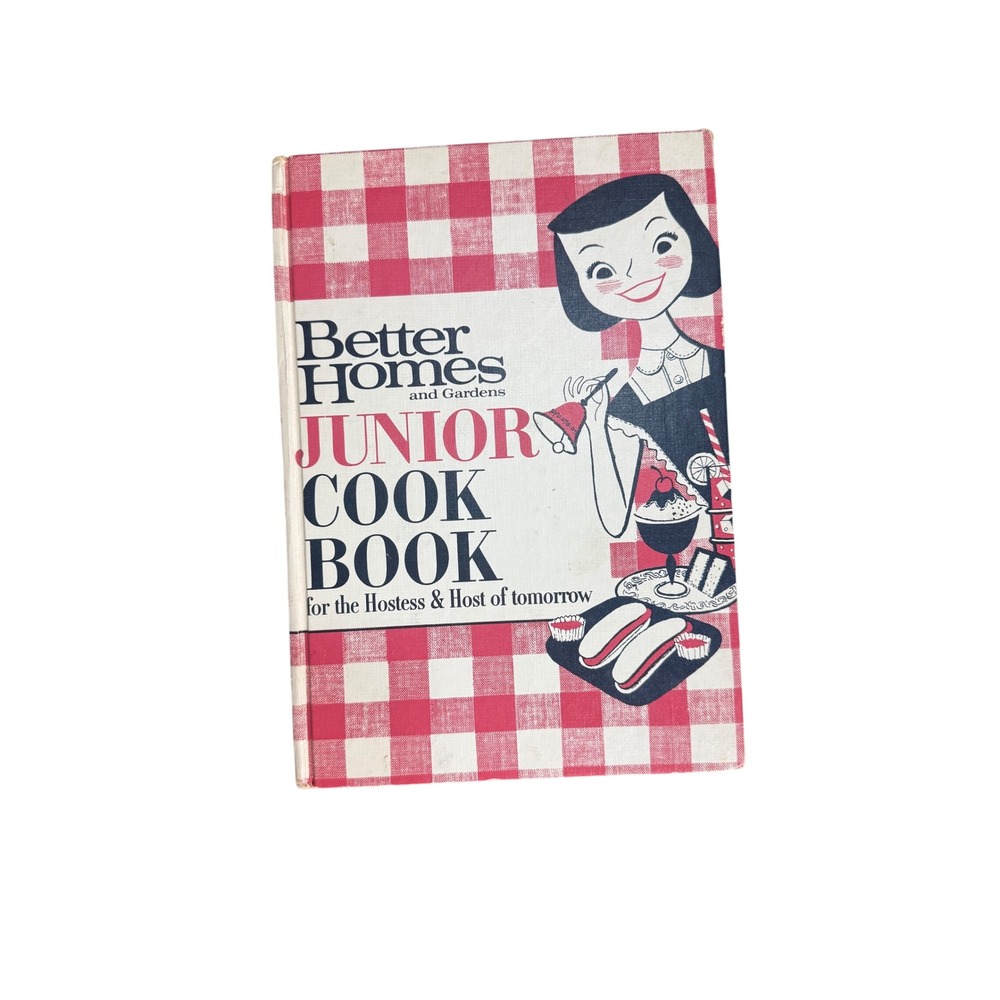 Better‎ Homes and Gardens Junior Cook Book Vintage 1963 Revised first Edition